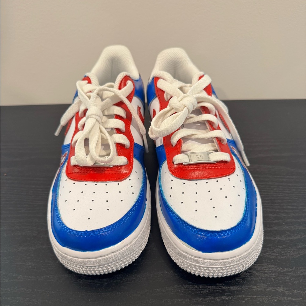 Custom Trash Panda Nike Air Force 1 W Sz 8.5/ Y7 - Picture 8 of 9